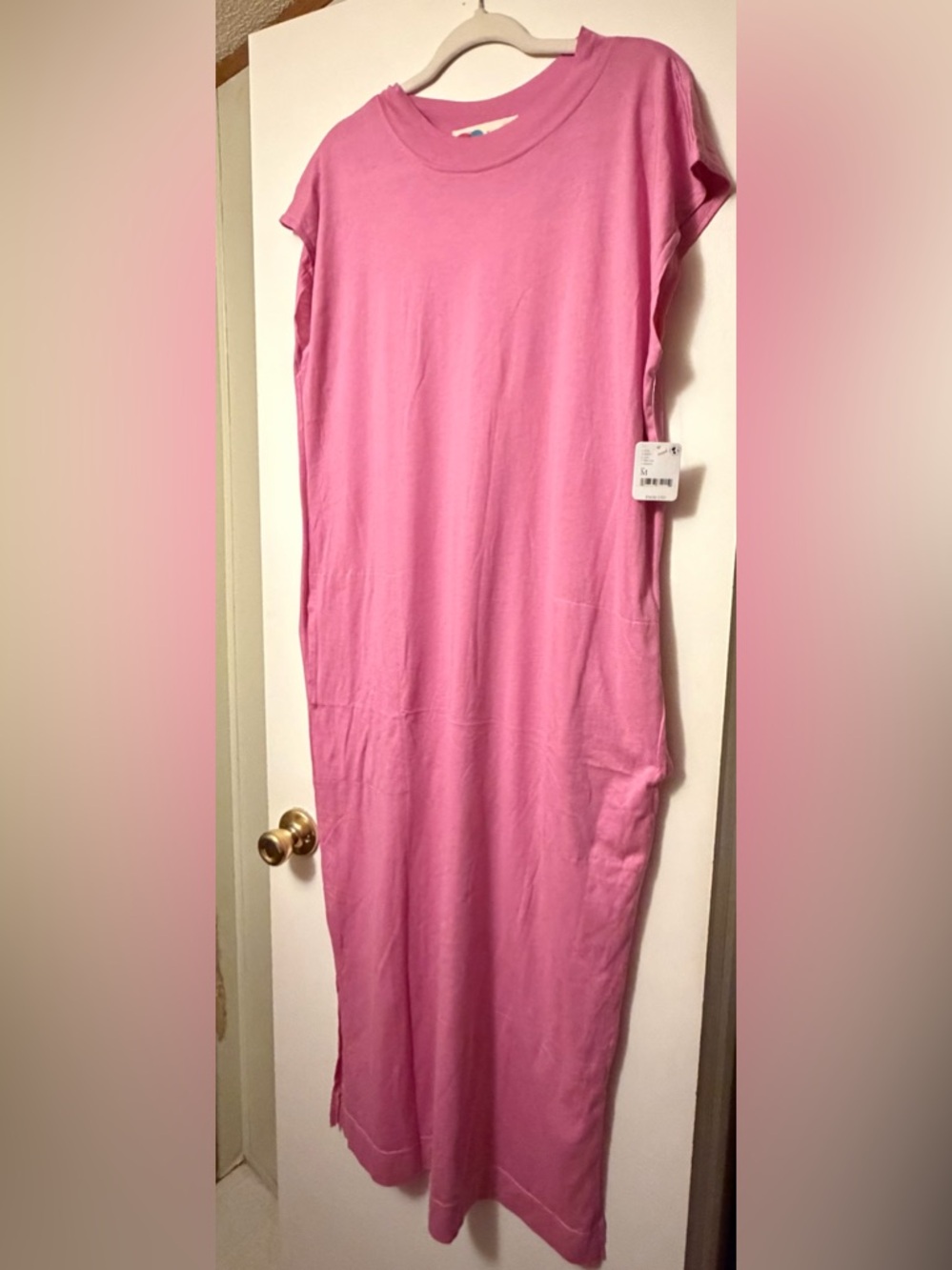 NWT Free People Beach All Day Long Midi T-Shirt Dress Size Medium - Picture 3 of 3